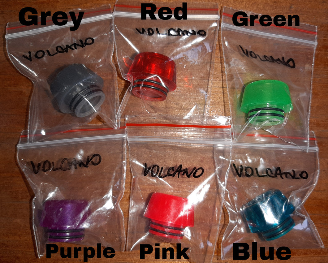 810 Volcano Drip Tips with rubbers
