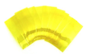 Plain Yellow 26650 Battery Wraps