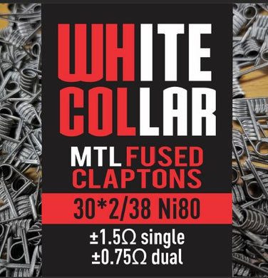 White Collar Hand Wrapped Coils